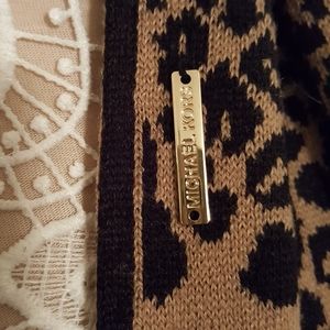 NWT Michael Kors Leopard Print Scarf